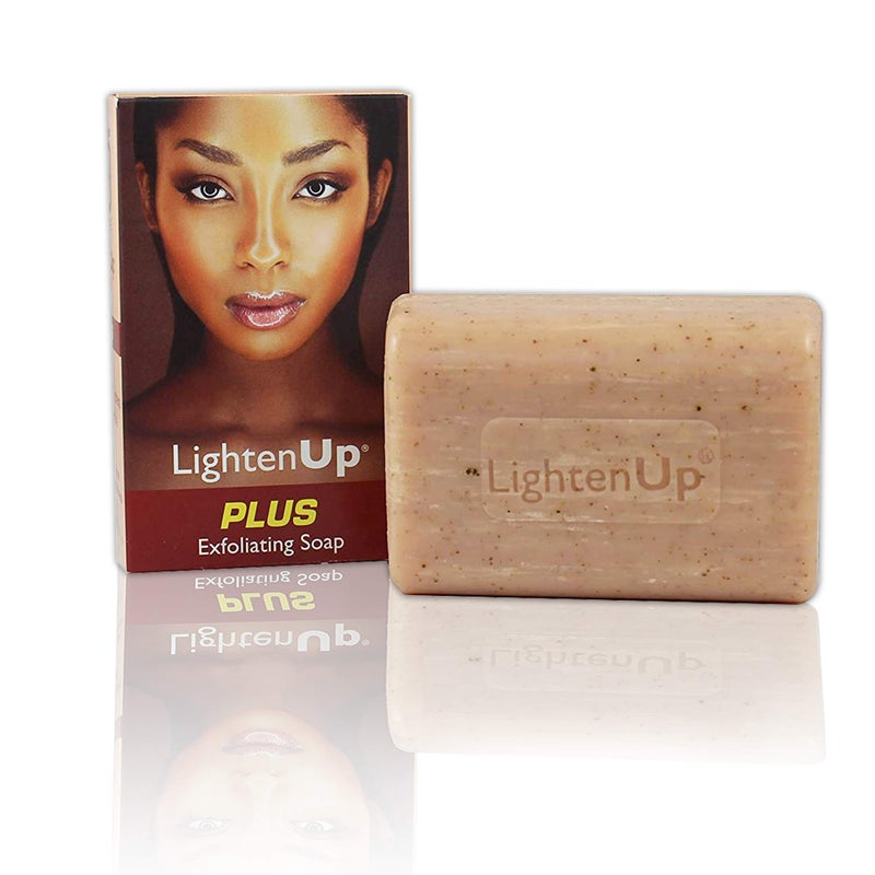 OMIC LightenUp Exfoliating Soap 200g 7fl oz Skin Brightening Soap Cleansing Bar Formulated to Fade Dark Spots with Apricot Glycerin Coconut Oil