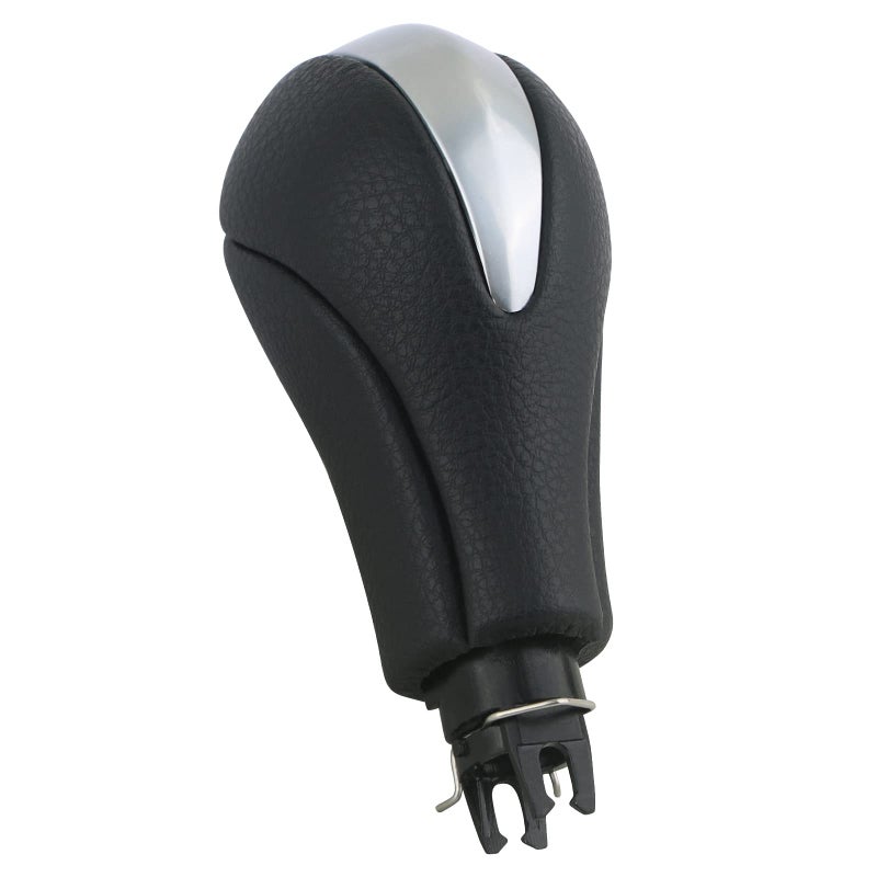 APPERFiT Gear Shift Knob for Automatic Transmission Gear Shifter 34910JK03A Compatible with Infiniti EX35 FX35 FX50 G25 G35 G37 Q60 QX50 QX56 QX70 Black Silver