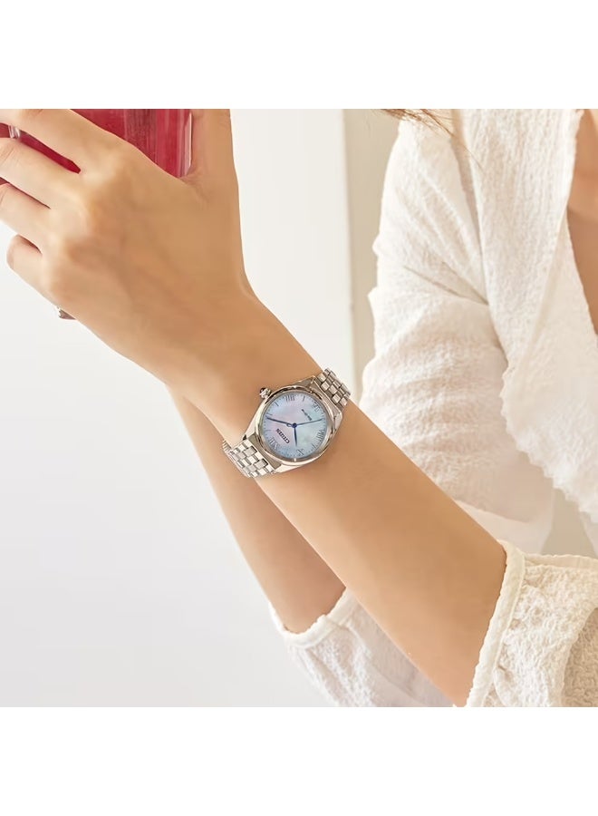 سيتيزن Eco-Drive Women’s Watch EM1140-80D, 33 mm Mother-of-Pearl Dial, Stainless Steel Case & Bracelet, 50 m WR - Image 4