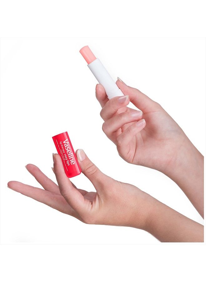 Vaseline أحمر شفاه وردي اللون - 0.16 أونصة (عبوة من 3 قطع) - Image 2