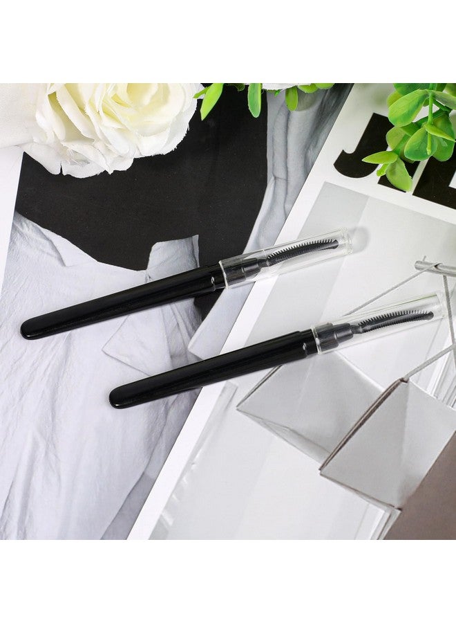 Sliverdew 3 Pcs Silicone Lash Brush Mascara Eyelash Separator Eyelash Comb Eyebrow Brush Eyelashes Definer With Dust Lid Lash Separating Comb Brow Grooming Brush - Image 3