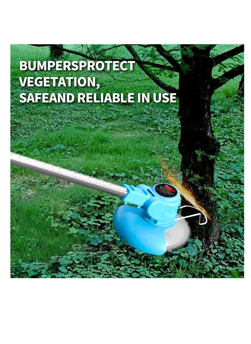String Trimmer Electric Grass Cutter with Battery Powerd Lawn Mower Edger Tool Wacker with Complete Tool Kit