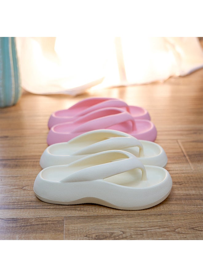 Hi-style Eva Thick-soled Flip-flops For Women's Summer Outer Wear, Versatile And Fashionable Waterproof And Non-slip Beach Shoes - Image 3
