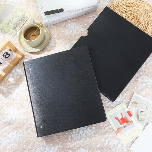 Feifeiya Film Negative Storage Box Set Acid Free Film Protector 3 Ring Film Negative Sleeves Binder 50 Pcs Negative Page Preservers for 120 Film Negative Storage and 135 35mm Negative Sleeves(Black) - Image 5