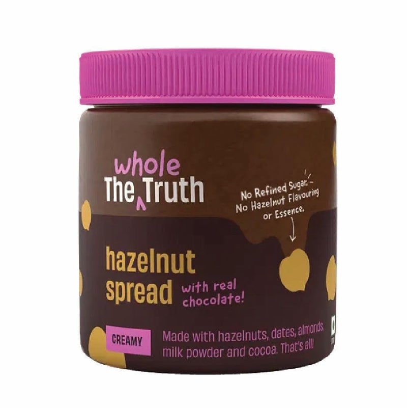 The Whole Truth - Hazelnut Spread - Creamy - 200g | No Palm Oil | No Preservatives | No Artificial Flavour - Image 5