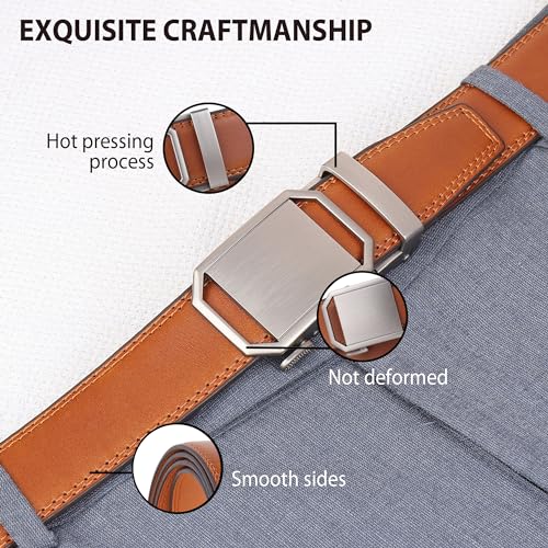 ZORO UNITED Genuine Leather Belt for Men | Formal/Casual | Can be fits on upto 40 inches waist size - Image 4