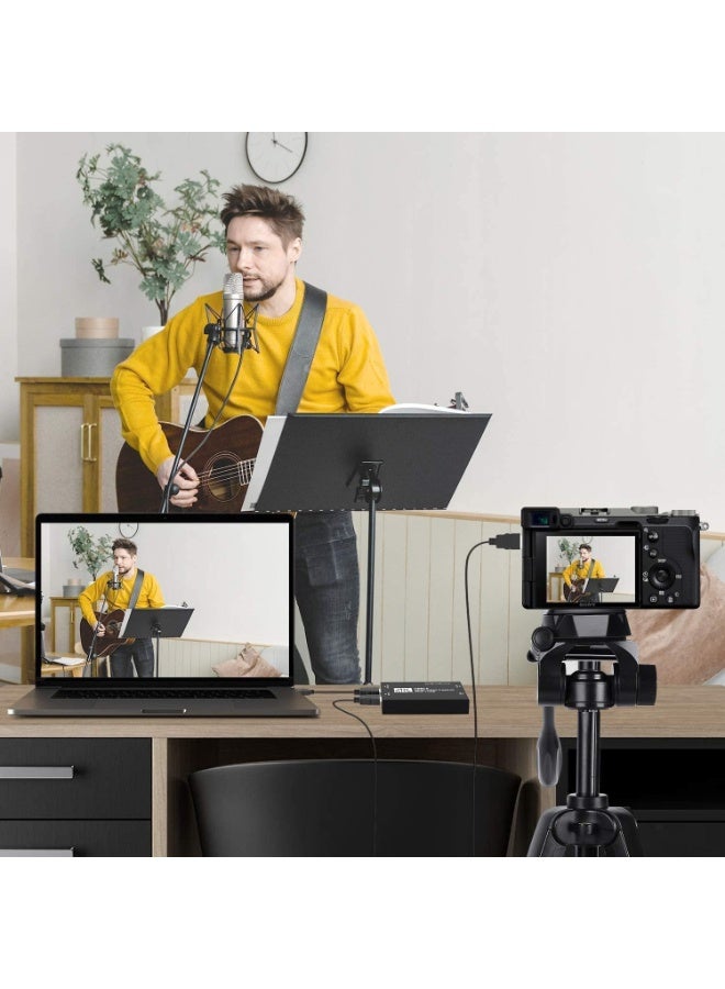 4K HDMI to USB 3.0 Video Capture Card – 1080p 60FPS Recording – Compatible with PS4, PS5, Xbox, PC, Mac, Android, Linux, Windows 10/11 – For Live Streaming & Gameplay - Image 3