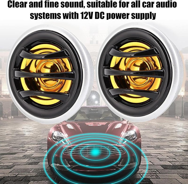 klarako Car Audio Speaker, klarako 2Pcs 12V 150W Car Mini Super Power Loud Dome Audio Stereo Speaker Tweeter Loudspeaker Horn - Image 5