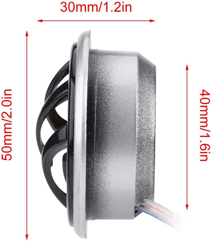 klarako Car Audio Speaker, klarako 2Pcs 12V 150W Car Mini Super Power Loud Dome Audio Stereo Speaker Tweeter Loudspeaker Horn - Image 3