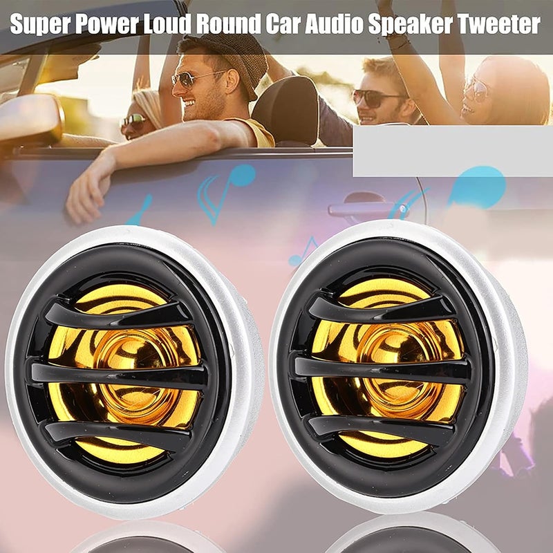 klarako Car Audio Speaker, klarako 2Pcs 12V 150W Car Mini Super Power Loud Dome Audio Stereo Speaker Tweeter Loudspeaker Horn - Image 4