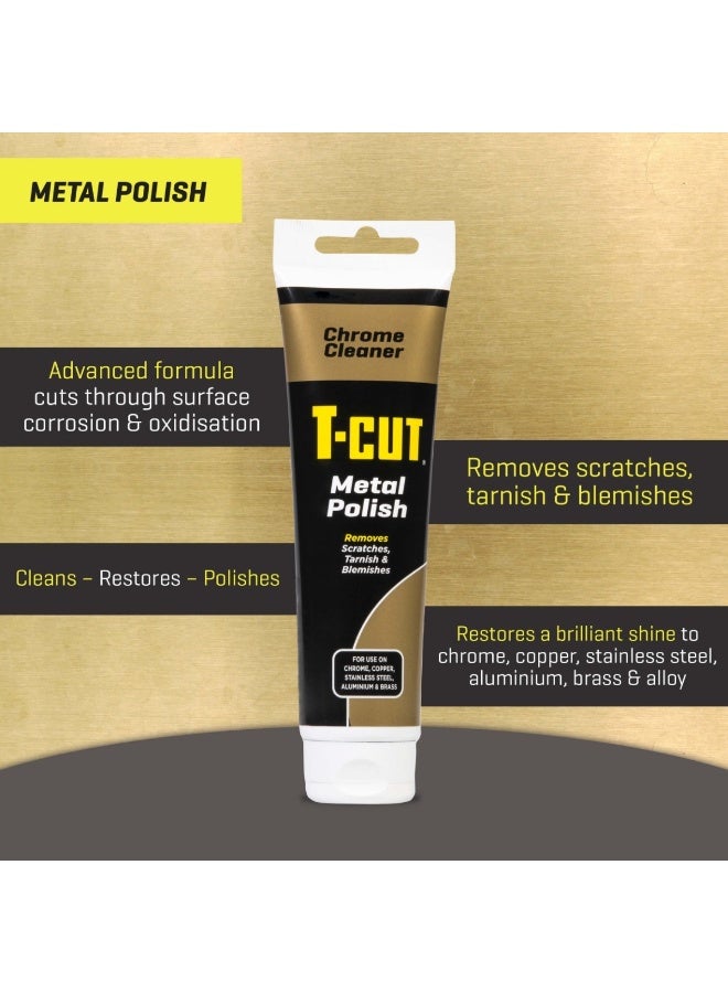 T-Cut Metal Polish 150g - Restores A Brilliant Shine And Lustre To Your Car’s Metal Surfaces - Image 3