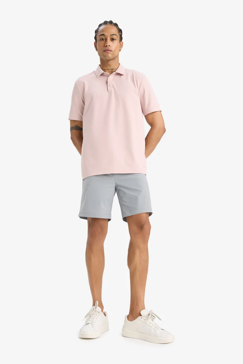 Defacto  DeFactoFit Standard Fit Sports Polo T-Shirt for Men | Best Price UAE