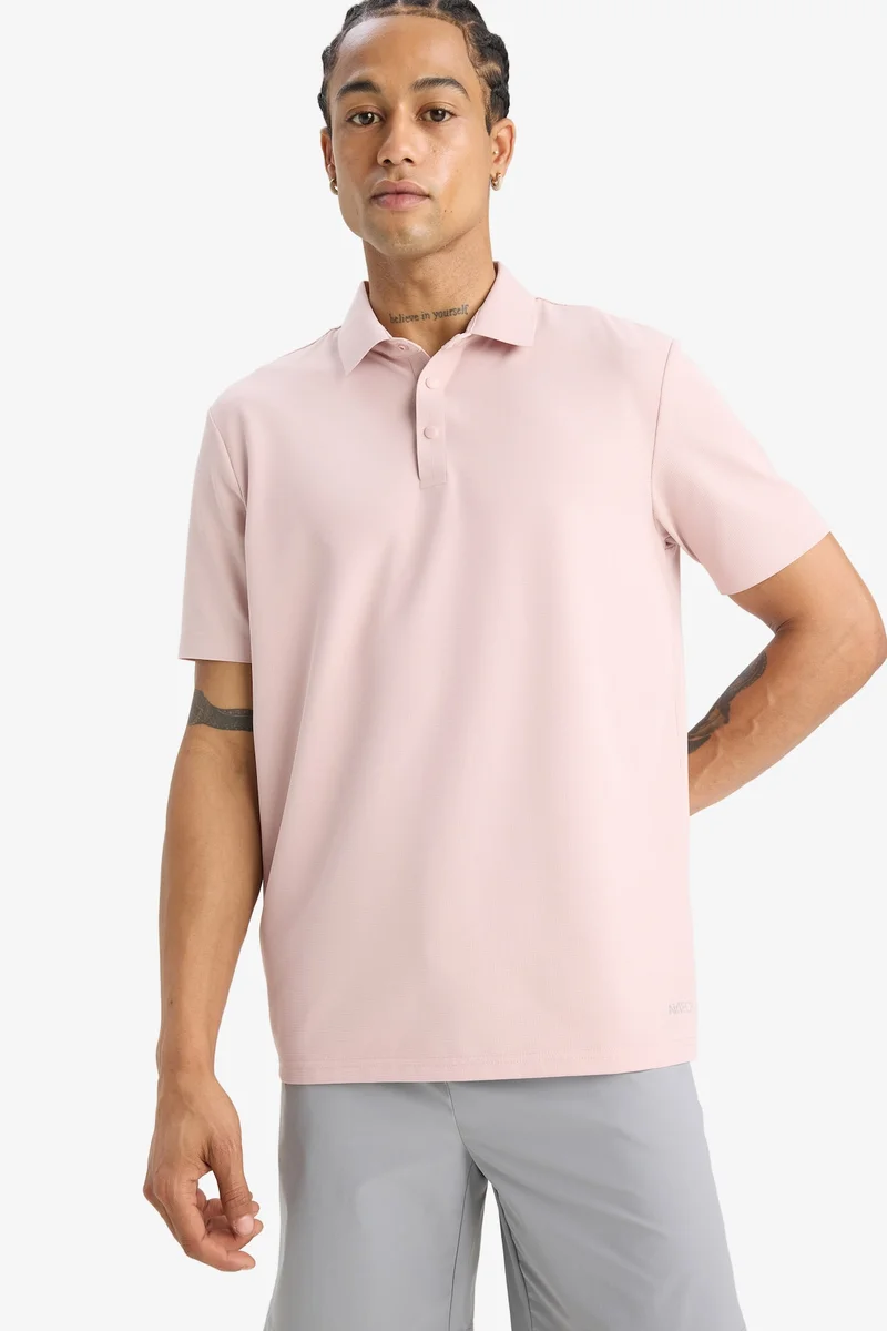 DeFactoFit Standard Fit Sports Polo T-Shirt