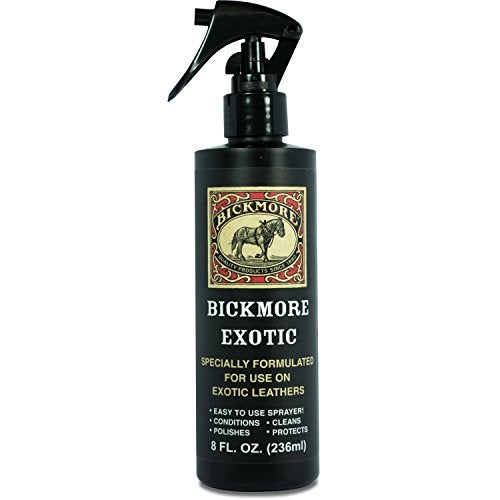 Bickmore Exotic 8oz Specially Formulated Leather Spray Used to Clean Condition Polish and Protect Exotic Leathers Reptile Skins - Image 1