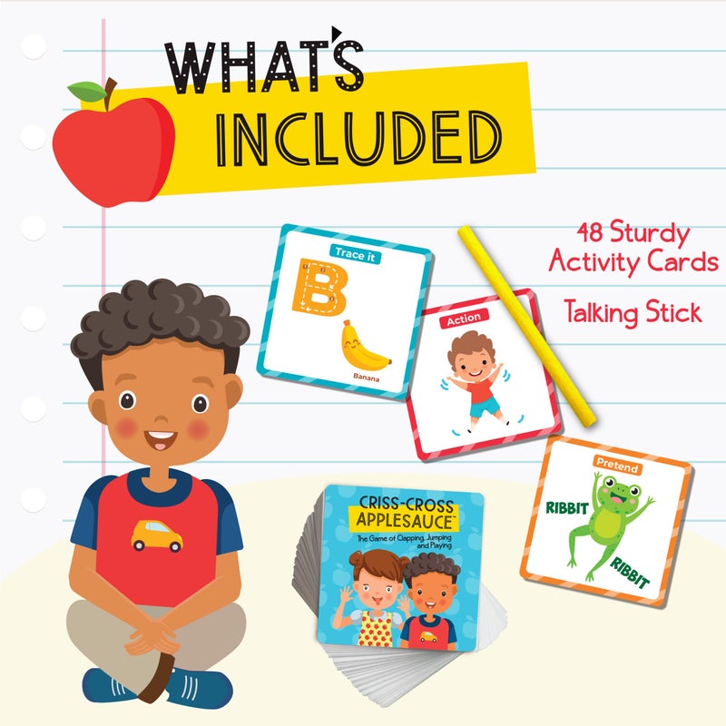 Briarpatch  Criss-Cross Applesauce Game  Early Preschool Learning For Toddlers  Kindergarten And 1St Grade - Image 3