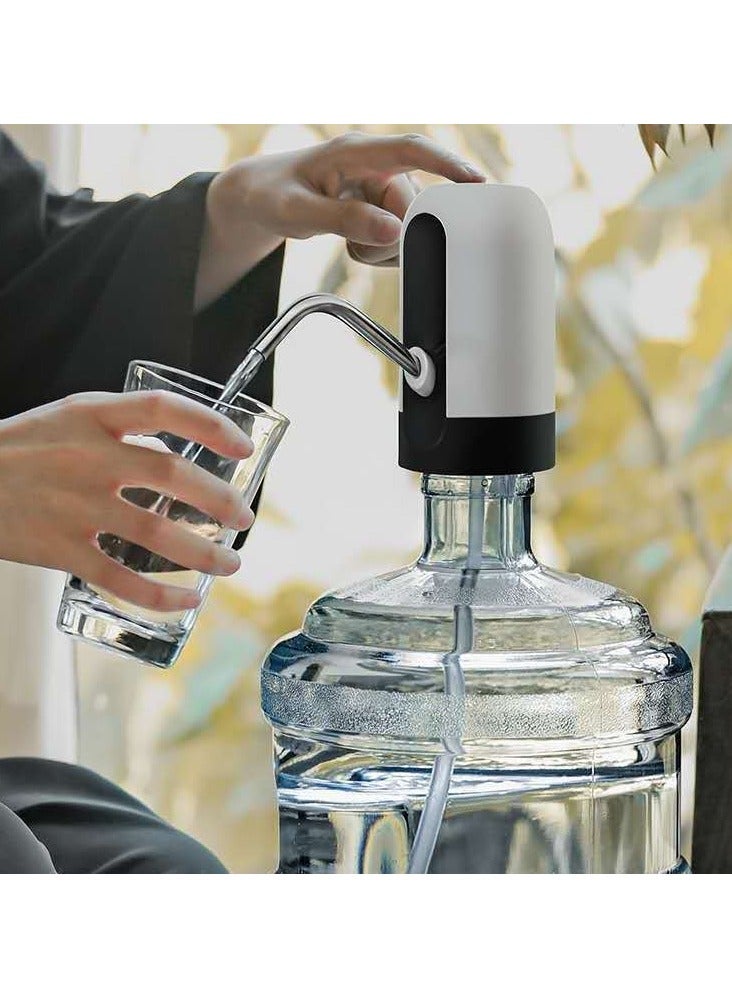 USB Charging Water Bottle Pump Electric Automatic Water Bottle Dispenser Pump (White)  - Image 3
