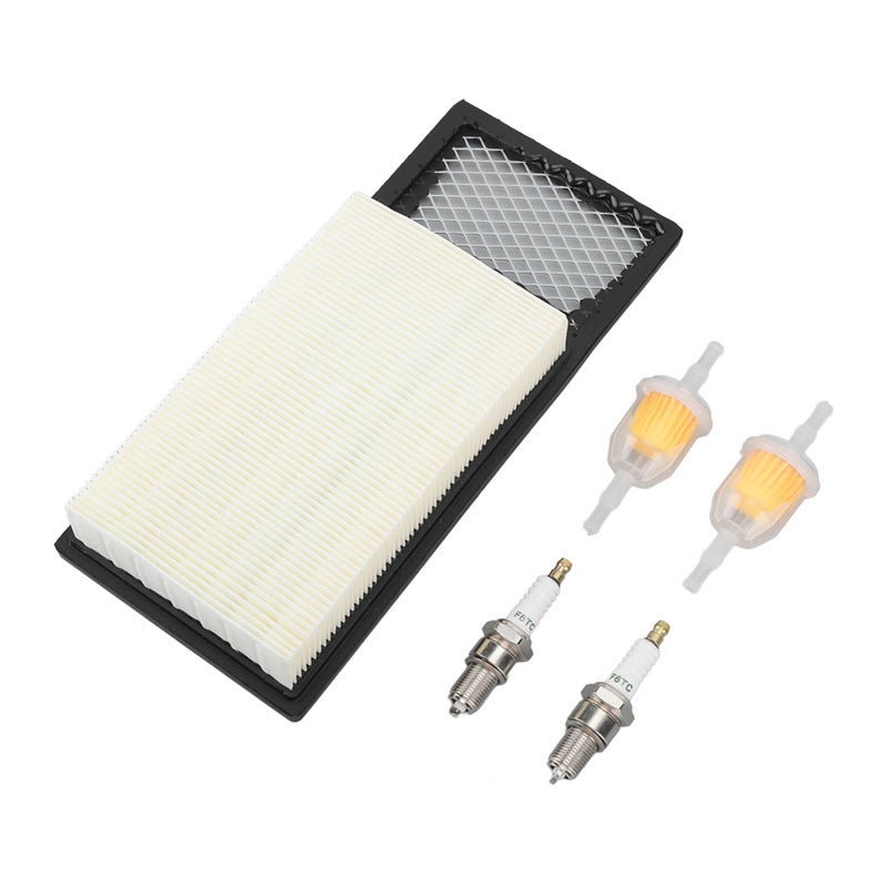 Golf Cart Air Filter: 1994-2005 4-Cycle 295cc 350cc, Durable Plastic Aluminum Iron Build, High Accuracy Optimal Performance - Perfect Fit Replacement Part, Pre Filter & Spark Plug for EZGO Medalist TX - Image 3