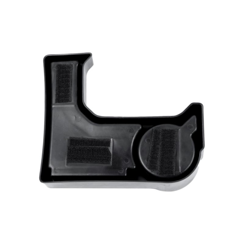 Shift Storage Box Organizer Black Abs Material Magic Tape Design Center Console Tray - No Handbrake Interference For Suzuki Jimny 2019-2020 Automatic Transmission - Image 3