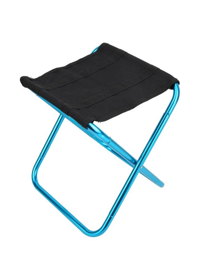 Thoraya Blue Outdoor Mini Folding Stool Portable Camping Aluminum Alloy Foldable Chair for Fishing Climbing Barbecue  - Image 3