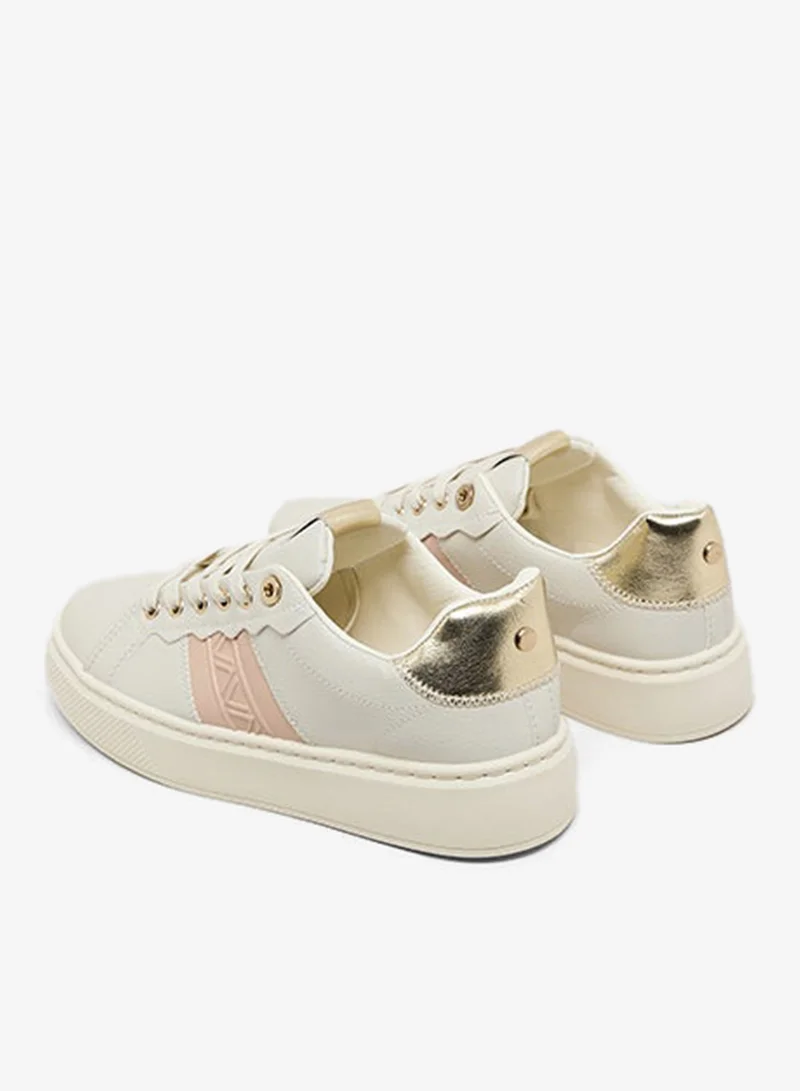 R&b  Color Block Lace-Up Sneakers for Women | Best Price UAE