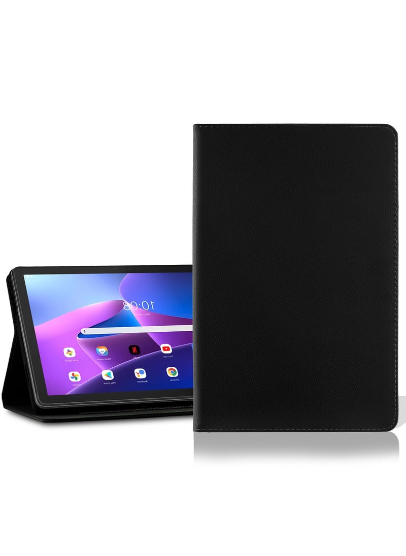 Generic Case for Samung Gakaxy Tab A9 Case 8.7 Inch Soft TPU Case Lightweight Slim Protective Cover with Auto Wake Sleep Trifold Stand Case (Black) 
