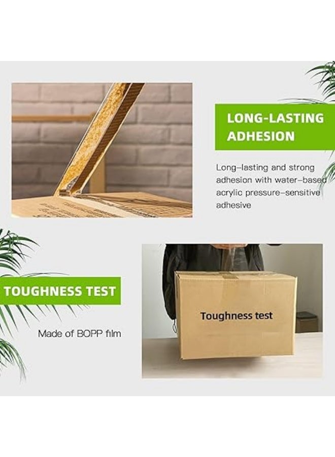 erorex [6 Roll] Clear [6 Roll] Clear Packing Tape, [2 inches x 50 yards]Strong Heavy Duty Packaging Tape for Sealing Parcel Boxes, Moving Boxes Houses, Large Postal Bags, Office SuppliesTape - Image 3