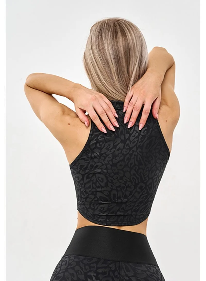 Bona Fide Top Slim Black Panthera Slim Panthera Sports Bra for Women for Women | Best Price UAE