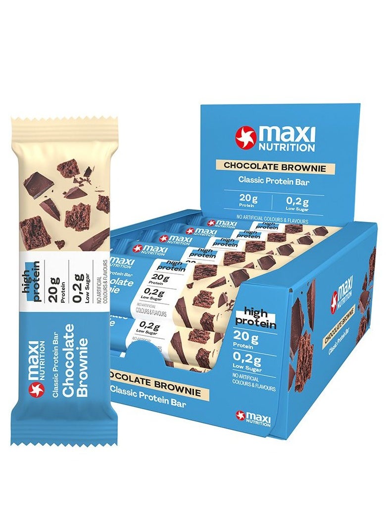 Maxi Nutrition Maxi Nutrition Classic Protein Bar Chocolate Brownie 40G -Box of 16 pcs 