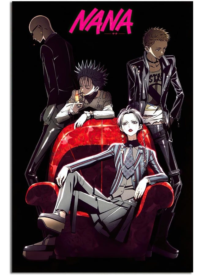 EMODA Anime Poster Nana Shinichi Canvas Art Poster Picture Modern Office Family Bedroom Decorative Posters Gift Wall Decor Painting Posters 16x24inchs(40x60cm) - Image 1