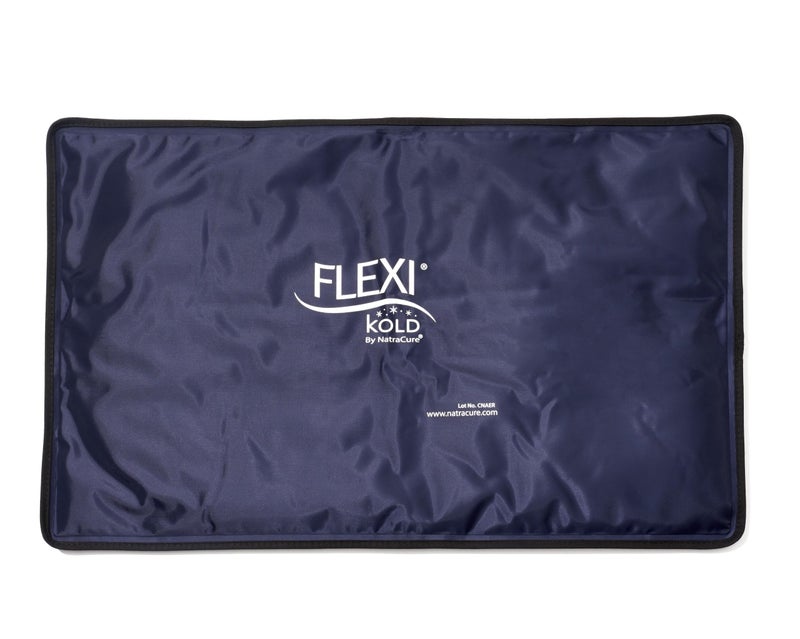 NatraCure FlexiKold Extra Large Gel Soft Flexible Ice Pack for Injuries â€“ Ice Compress, Ice Pad, & Flat Ice Wrap for Post Surgery for Injuries of Shoulder, HIPS & Full Back â€“ XL â€“ Oversize 13â€ x 21.5â€ - Image 1
