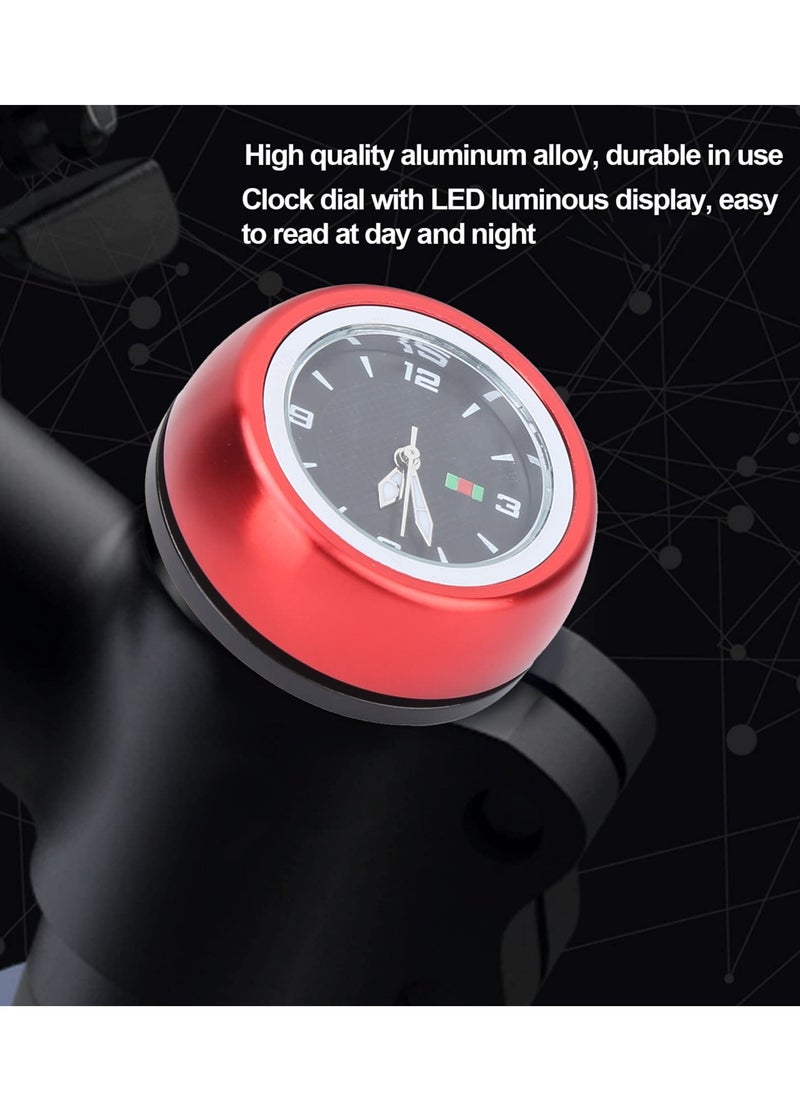 Excefore - Bike Headset Cover Aluminum Alloy ,Multi-Functional Headset Cover with Clock dial Headset Top Cap- Easy to Install and Waterproof - Image 1