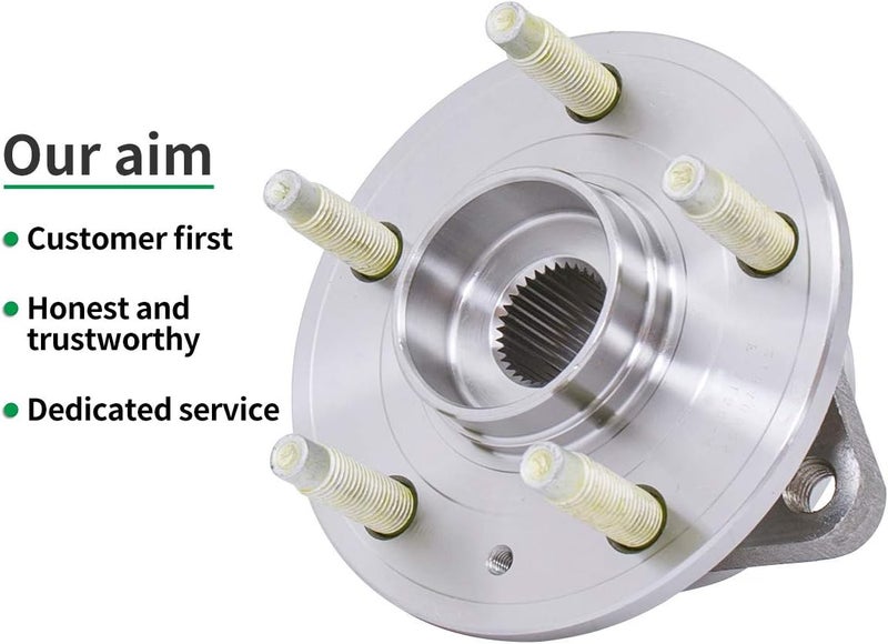 HICKS 513315 Front Wheel Bearing and Hub Assembly for 2011-2016 Chevy Cruze - Image 5