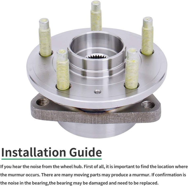 HICKS 513315 Front Wheel Bearing and Hub Assembly for 2011-2016 Chevy Cruze - Image 4