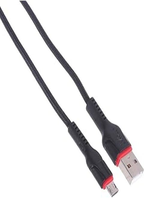 Ivon kx2070 micro usb cable for fast charging and data transfer - black