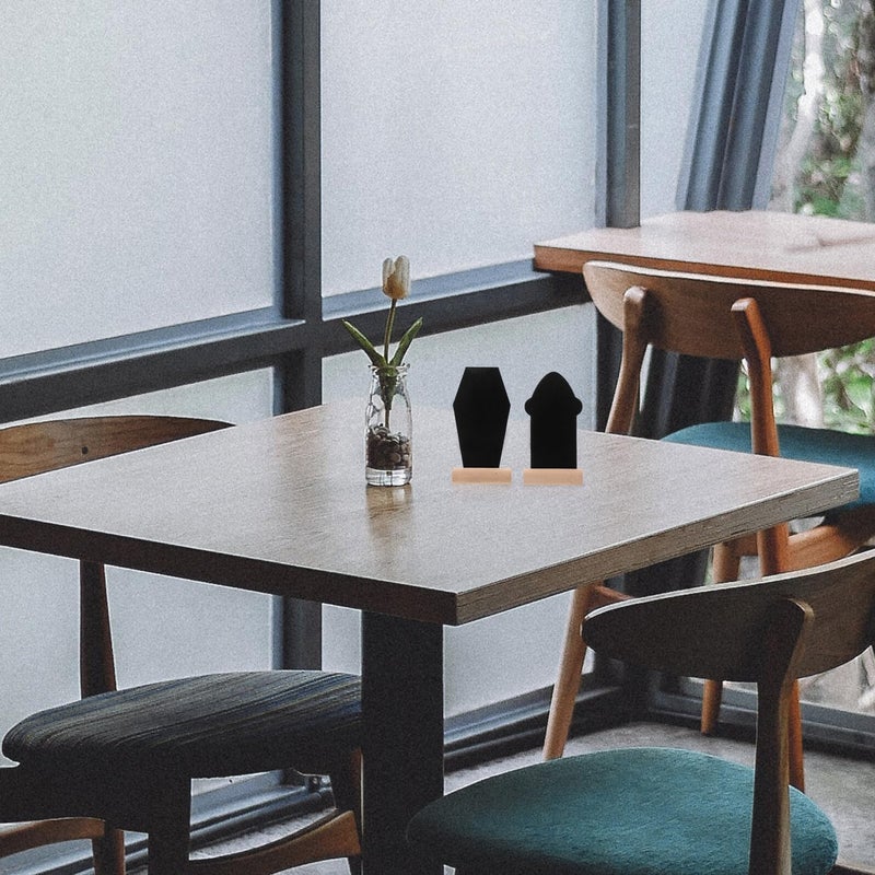 2pcs Mini Blackboards With Stand For Restaurant Menu Desktop Multifunctional Display - Image 5