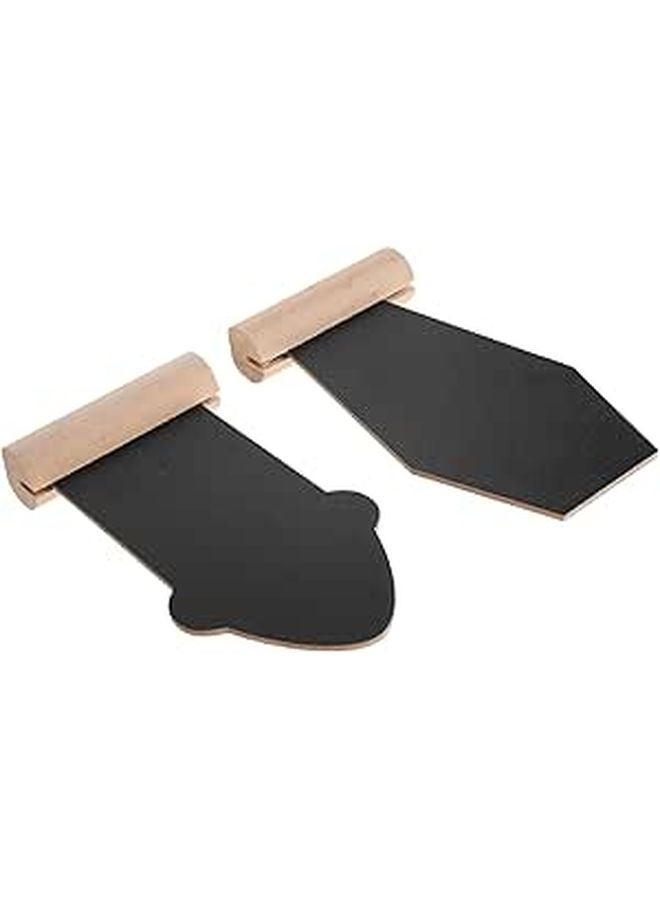 2pcs Mini Blackboards With Stand For Restaurant Menu Desktop Multifunctional Display - Image 1