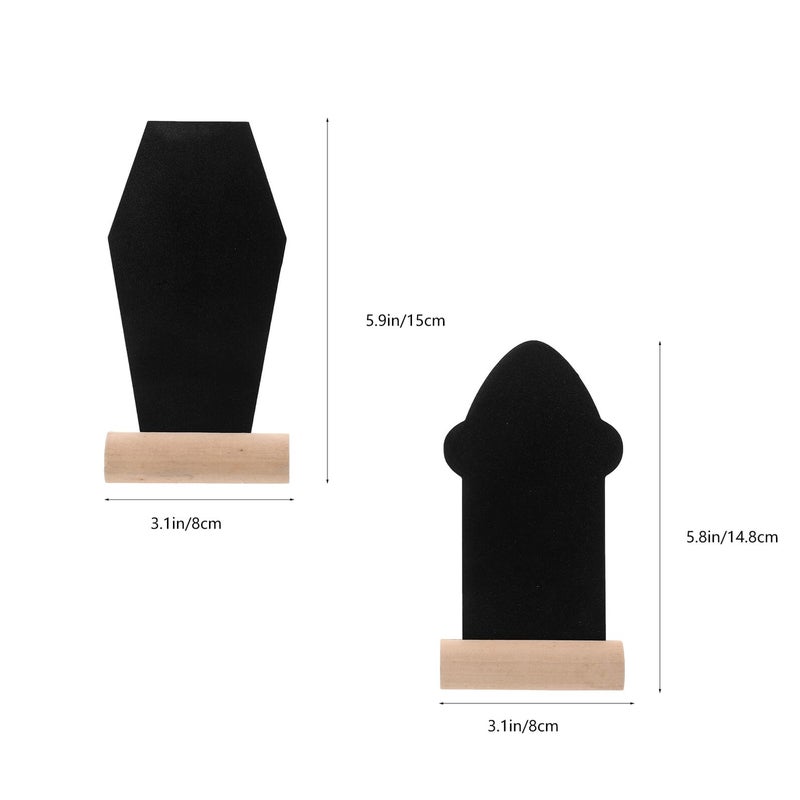 2pcs Mini Blackboards With Stand For Restaurant Menu Desktop Multifunctional Display - Image 3