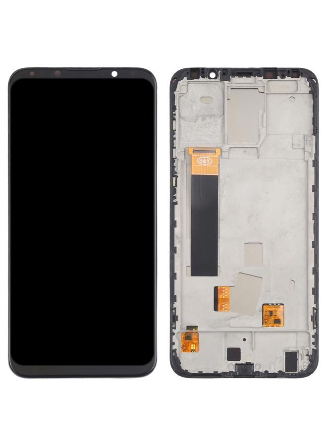 إيروريكس شاشة LCD TFT بديلة لهاتف Meizu 16X مع محول رقمي كامل التجميع مع إطار، لا تدعم التعرف على بصمة الإصبع باللون الأسود - Image 3