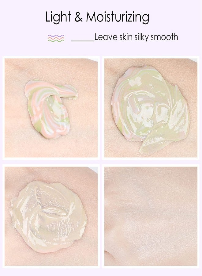 سكاي نيست برايمر مرطب 3 في 1، سيروم مصحح للون البشرة، برايمر مفتح للبشرة بخطوة واحدة لتوحيد لونها، مصحح للزيوت، لمسة نهائية شفافة، منعش، بنفسجي وردي أخضر - Image 5