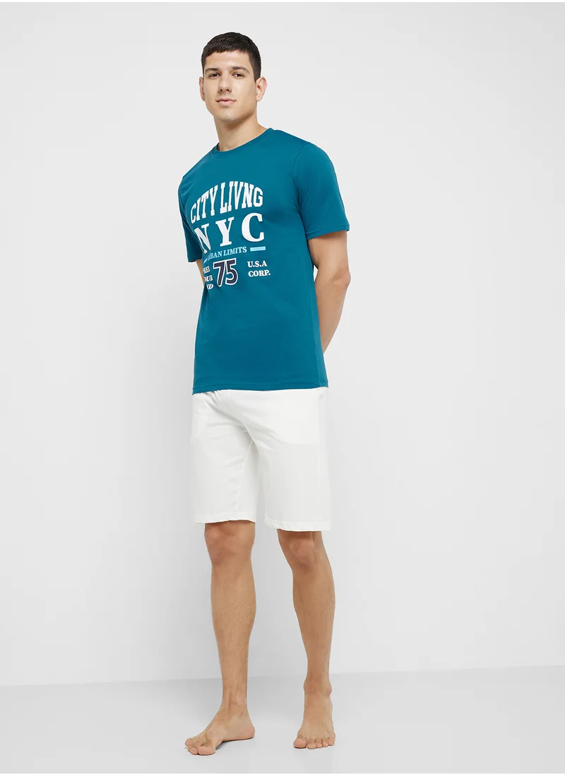 Seventy Five Nightwear Top & Shorts Sets