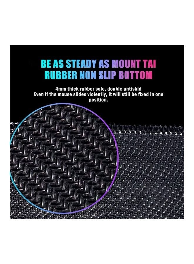 Datazone Gaming RGB Mouse Pad 80x30 cm – Soft Surface with Anti-Slip Rubber Base – 15 Lighting Modes – Waterproof – Optimized for Gaming and Office Use - Image 2