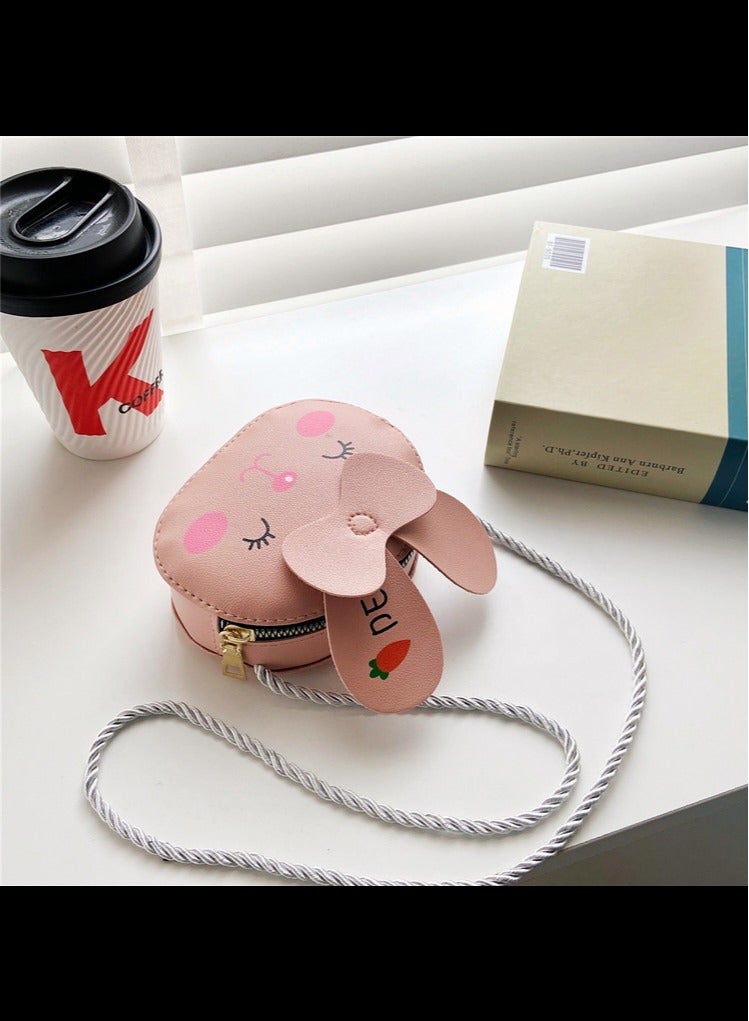 محفظة كروسبودي صغيرة للفتيات، لطيف الكرتون حقيبة كروسبودي الاطفال الفتيات عملة محفظة حقيبة يد المحفظة - Image 4