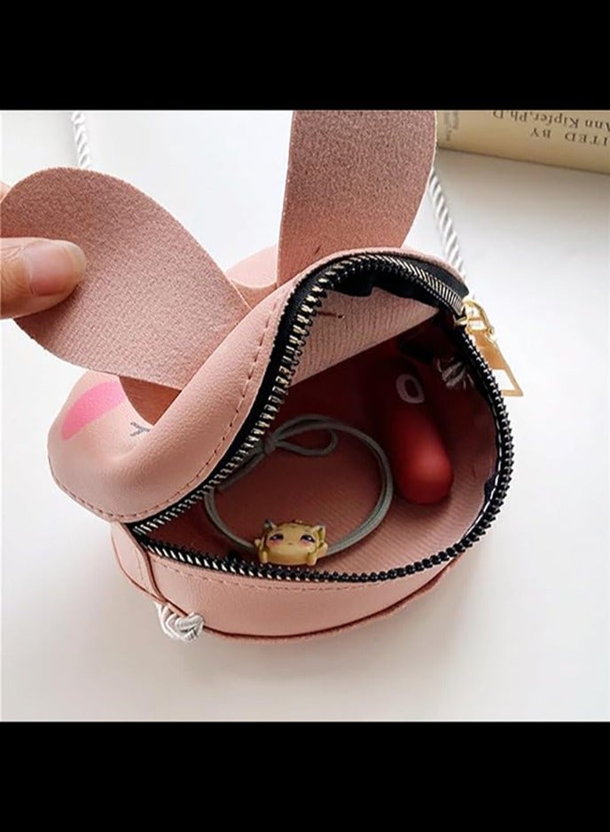 محفظة كروسبودي صغيرة للفتيات، لطيف الكرتون حقيبة كروسبودي الاطفال الفتيات عملة محفظة حقيبة يد المحفظة - Image 5