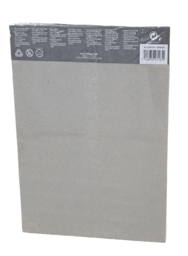 CANSON Canson C a Grain 224gsm Heavyweight Drawing Paper fine Grain Texture A4 pad Including 20 Sheets - Image 2