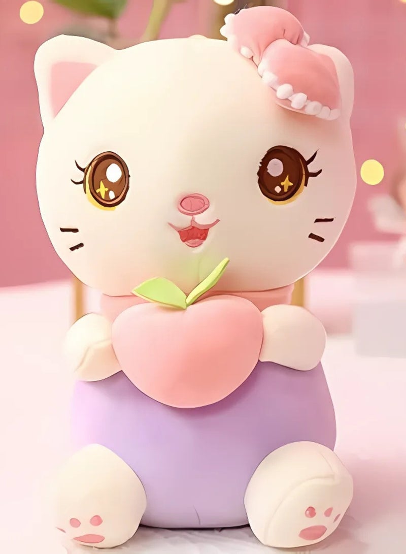 Cuddles Cute Marshmallow Cat Stuffed Animal Plush, Gifts For Kids, Soft Toys For Girls & Boys  14 Inch - Image 1