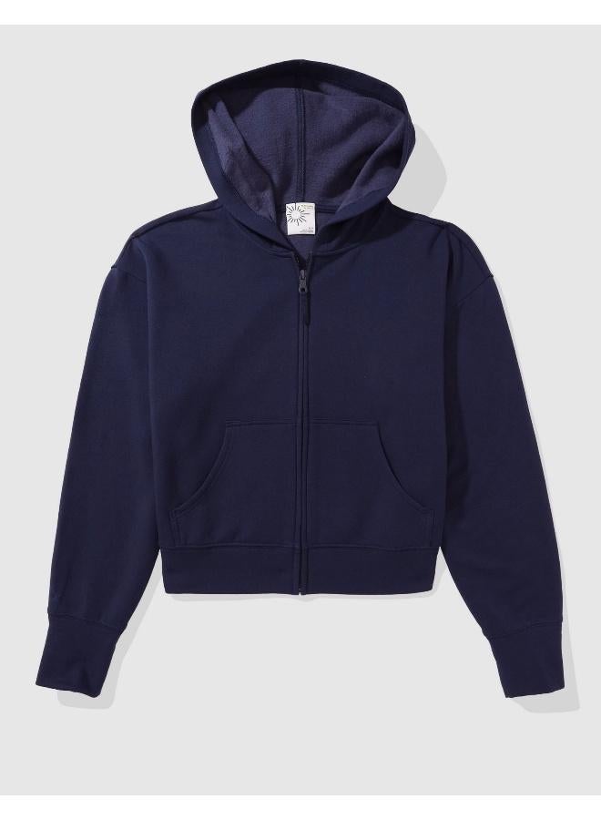 Aerie OFFLINE by Aerie OTT Fleece Full Zip Sweatshirt - Image 3