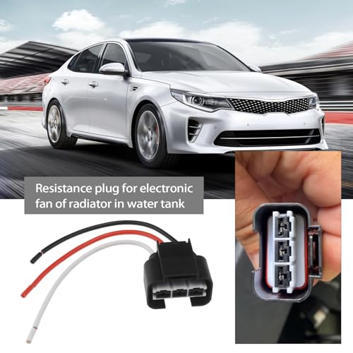 Micro Traders 2pcs Cooling Fan Control Module Connector Plug Compatible with Kia Optima 2014-2019 and Compatible with Kia Sedona 2014-2018 Cooling Radiator Fan Connector - Image 2
