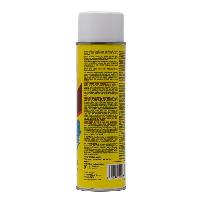 Goof Off FG673 Graffiti Remover Aerosol Can, 16 oz - Image 2