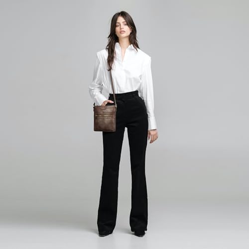 CHOLISS Mini Crossbody Bags for Women, Small Purses for Women with Vegan Leather, Travel Over Shoulder Bag, Dark Brown - Image 2