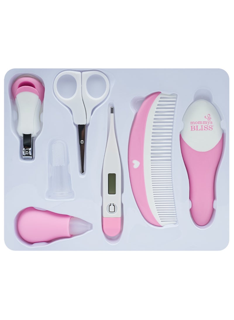 Mommy's Bliss طقم العناية بالرضع باللون الوردي - أساسيات العناية بالرضع الناعمة والآمنة واللطيفة للعناية بالبشرة - Image 2